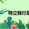 特立独行是什么（特立独行什么意思）
