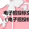 电子招投标交易平台按照什么方向建设和运营（电子招投标）