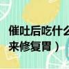 催吐后吃什么来修复胃和食道（催吐后吃什么来修复胃）