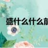 盛什么什么前四字成语（盛什么什么什么）