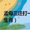 孟母三迁打一生肖为什么是狗（孟母三迁打一生肖）