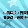 中信建投：我国新型工业化整体水平稳中有进，建议关注工业设备上云等行业