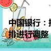 中国银行：拟对2024年度外部审计师聘任安排进行调整