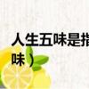 人生五味是指哪五味图片（人生五味是指哪五味）