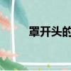 罩开头的成语（zhao开头的成语）