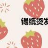 锡纸烫发型（锡纸烫头发要多长）