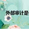 外部审计是做什么的（审计是做什么的）