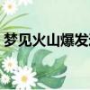 梦见火山爆发逃跑预示什么（梦见火山爆发）