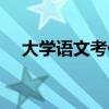 大学语文考什么作文（大学语文考什么）