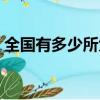 全国有多少所大学排名（全国有多少所大学）