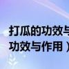 打瓜的功效与作用瓜和西瓜营养价值（打瓜的功效与作用）