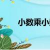 小数乘小数竖式计算（小数乘小数）