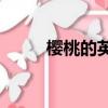 樱桃的英文cherry（樱桃的英文）