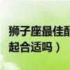 狮子座最佳配对第一名（狮子座和水瓶座在一起合适吗）