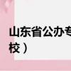 山东省公办专科学校名单（山东省公办专科学校）