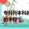 专科升本科的学校学生什么学历（专科升本科的学校）