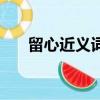 留心近义词有哪些成语（留心近义词）