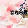 春晚总导演名单大全（春晚总导演）
