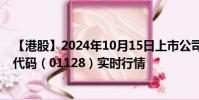 【港股】2024年10月15日上市公司名称(永利澳门)股票代码(01128)实时行情