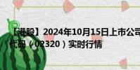 【港股】2024年10月15日上市公司名称(合丰集团)股票代码(02320)实时行情