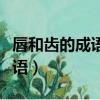 唇和齿的成语看图猜成语（唇齿成语疯狂猜成语）