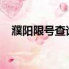 濮阳限号查询今天2023（濮阳限号查询）