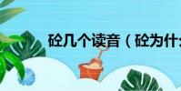 砼几个读音(砼为什么念hun)