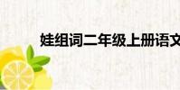 娃组词二年级上册语文(娃组词)