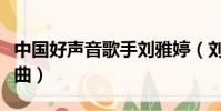 中国好声音歌手刘雅婷(刘雅婷中国好声音歌曲)