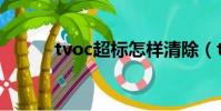 tvoc超标怎样清除(tvoc超标)