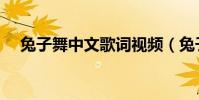 兔子舞中文歌词视频(兔子舞中文歌词)