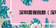 深圳雾霾指数(深圳雾霾)